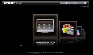 interface-nas-qnap-ts119