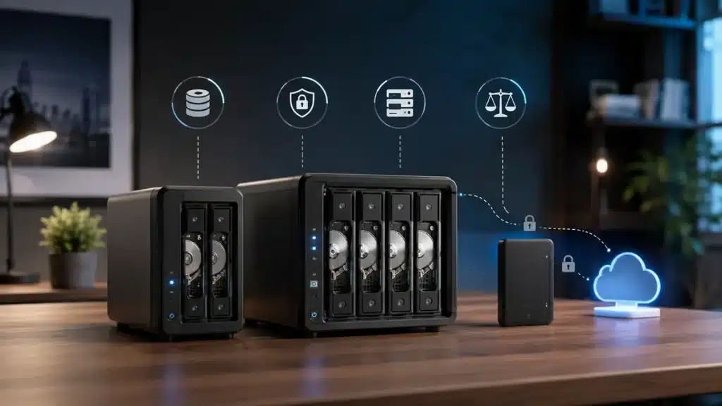 Comparer un NAS 2 baies et un NAS 4 baies pour la maison ou une petite entreprise